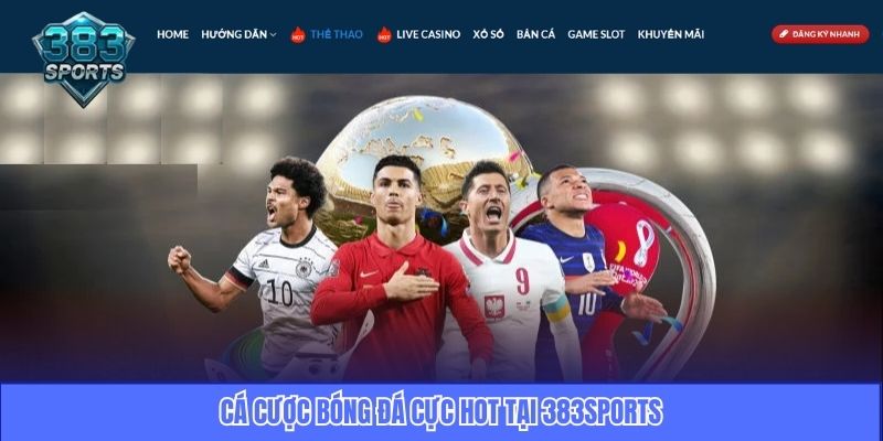 383Sports - Trang Cá cược bóng đá online uy tín