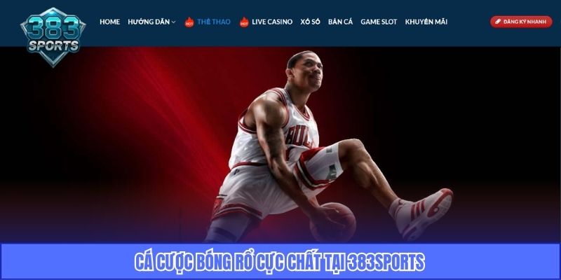 Cá cược bóng rổ cực chất tại 383Sports