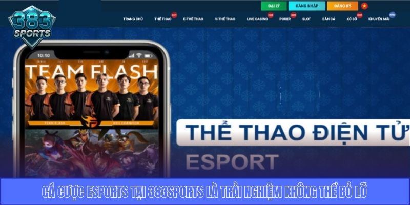 Cá cược eSports tại 383Sports là trải nghiệm không thể bỏ lỡ