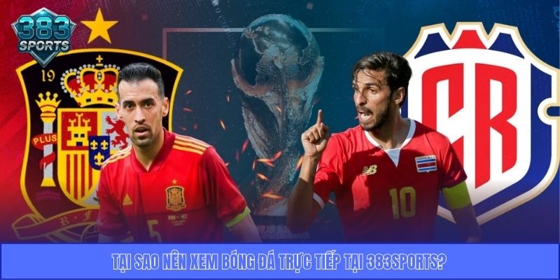 Tại sao nên xem bóng đá trực tiếp tại 383sports?