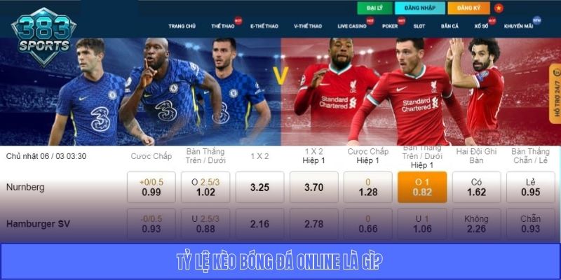 Tỷ lệ kèo bóng đá online là gì?